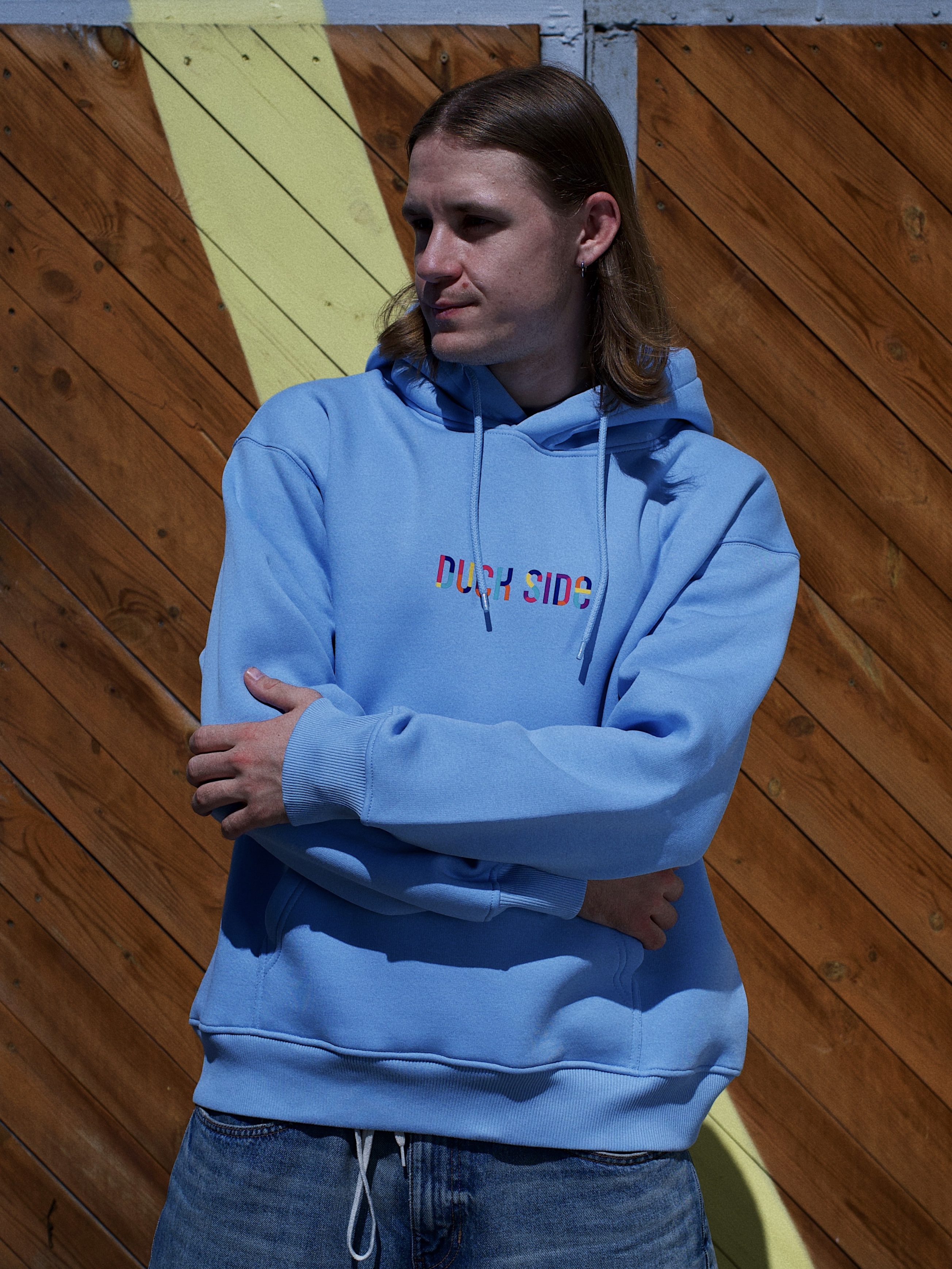 Hoodie Duck Side / blue - picture  - 7