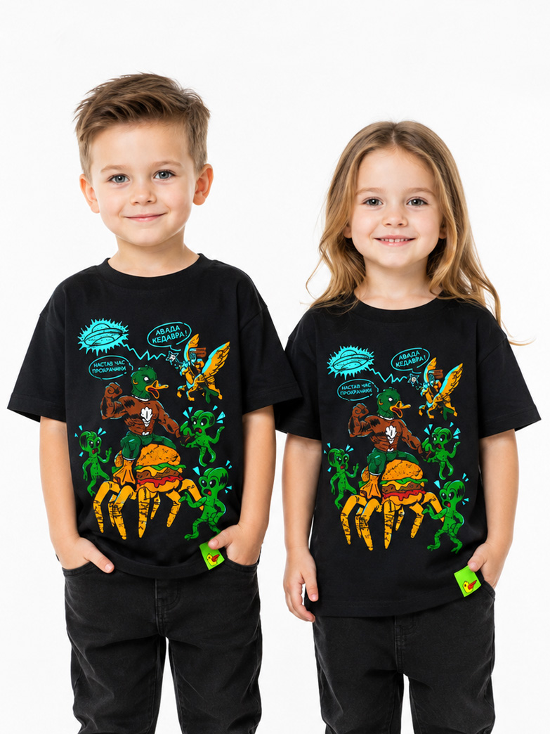 kids t-shirt / DUCK SIDE - picture  - 1
