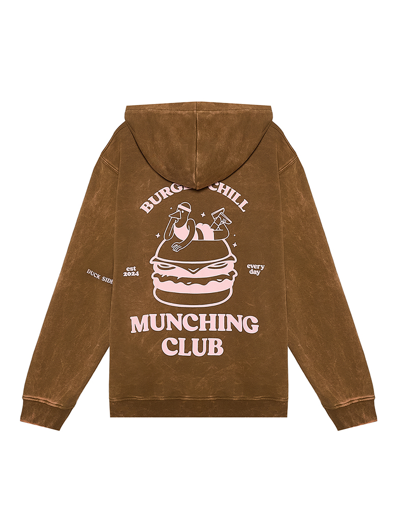 Худі Munching club/ койот - фото  - 3