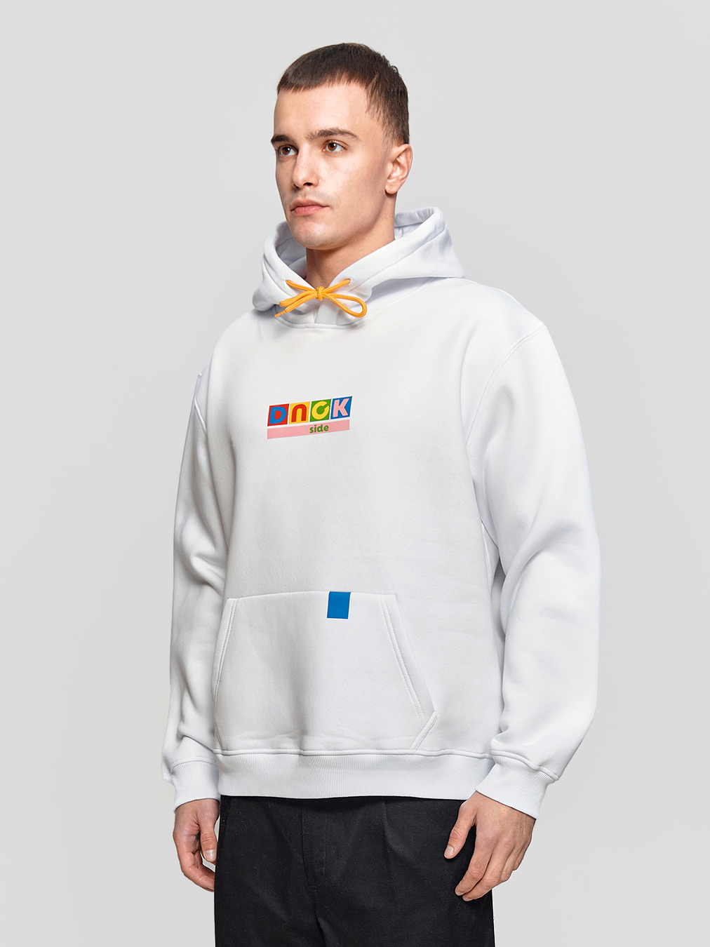 Hoodie Duck Side / white - picture  - 2
